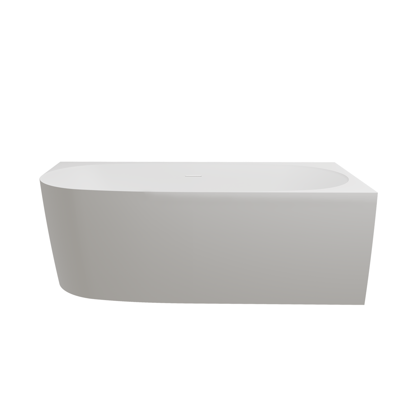 Luca Varess Sutilo tweepersoons hoekbad rechts 160 x 75 cm acryl Glanzend Wit