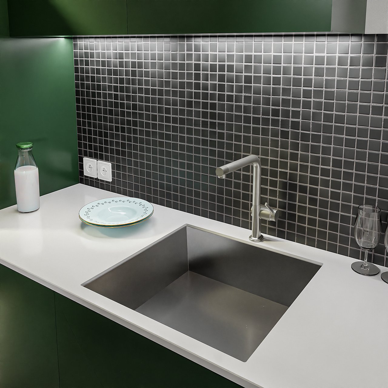 Hansgrohe Talis M54 270 keukenkraan rvs look