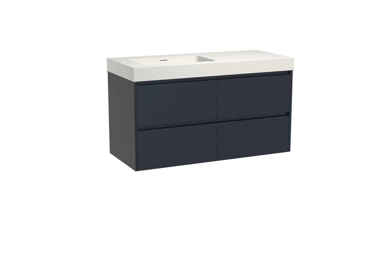 Storke Seda Badmöbel mit Mata High Waschtisch