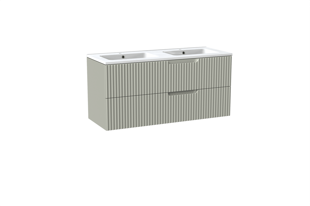 Linie Ribbo Badmöbel Set mit Vano Waschtisch