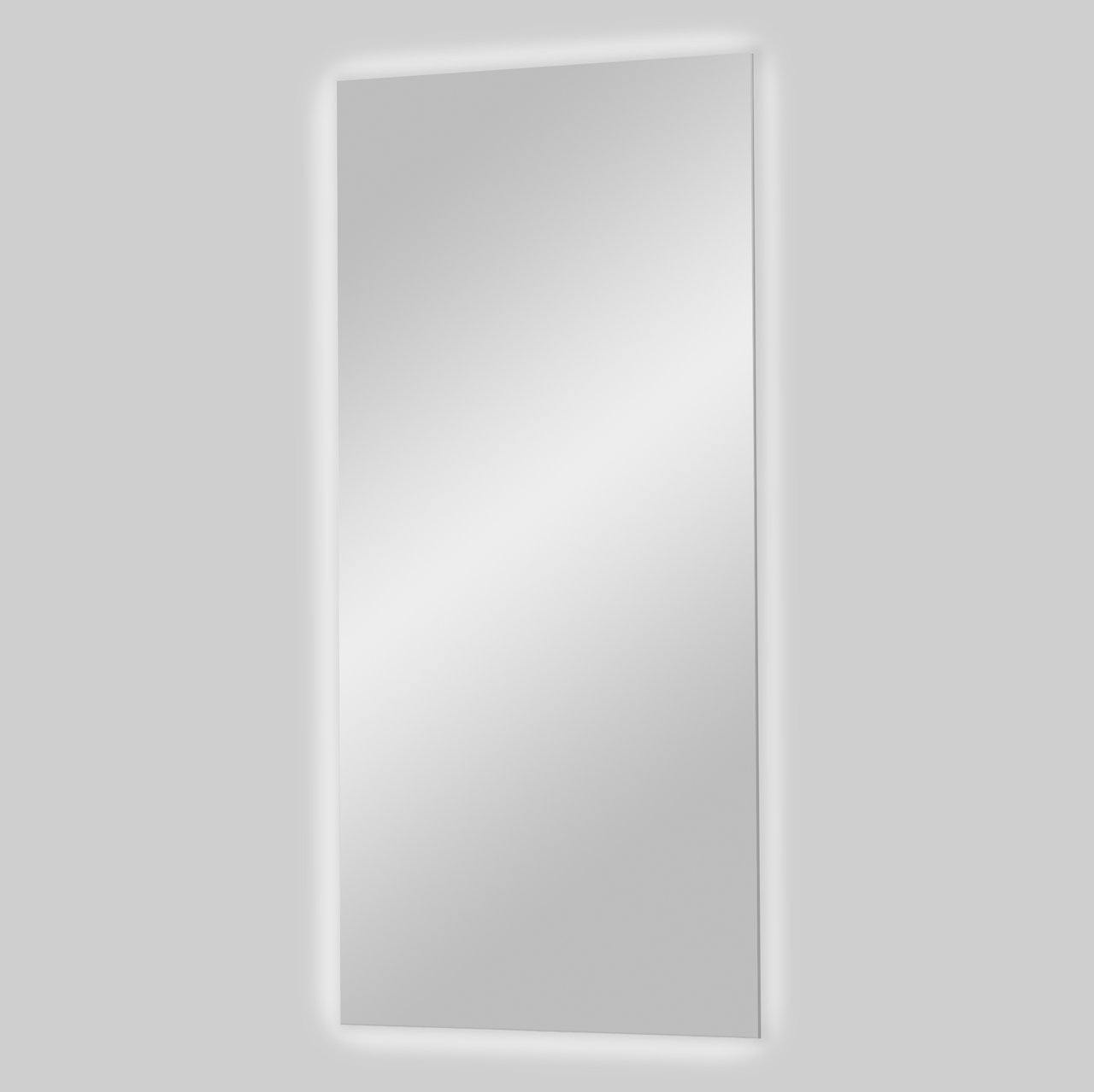 Balmani Giro rechthoekig badkamerspiegel 135 x 65 cm met spiegelverlichting