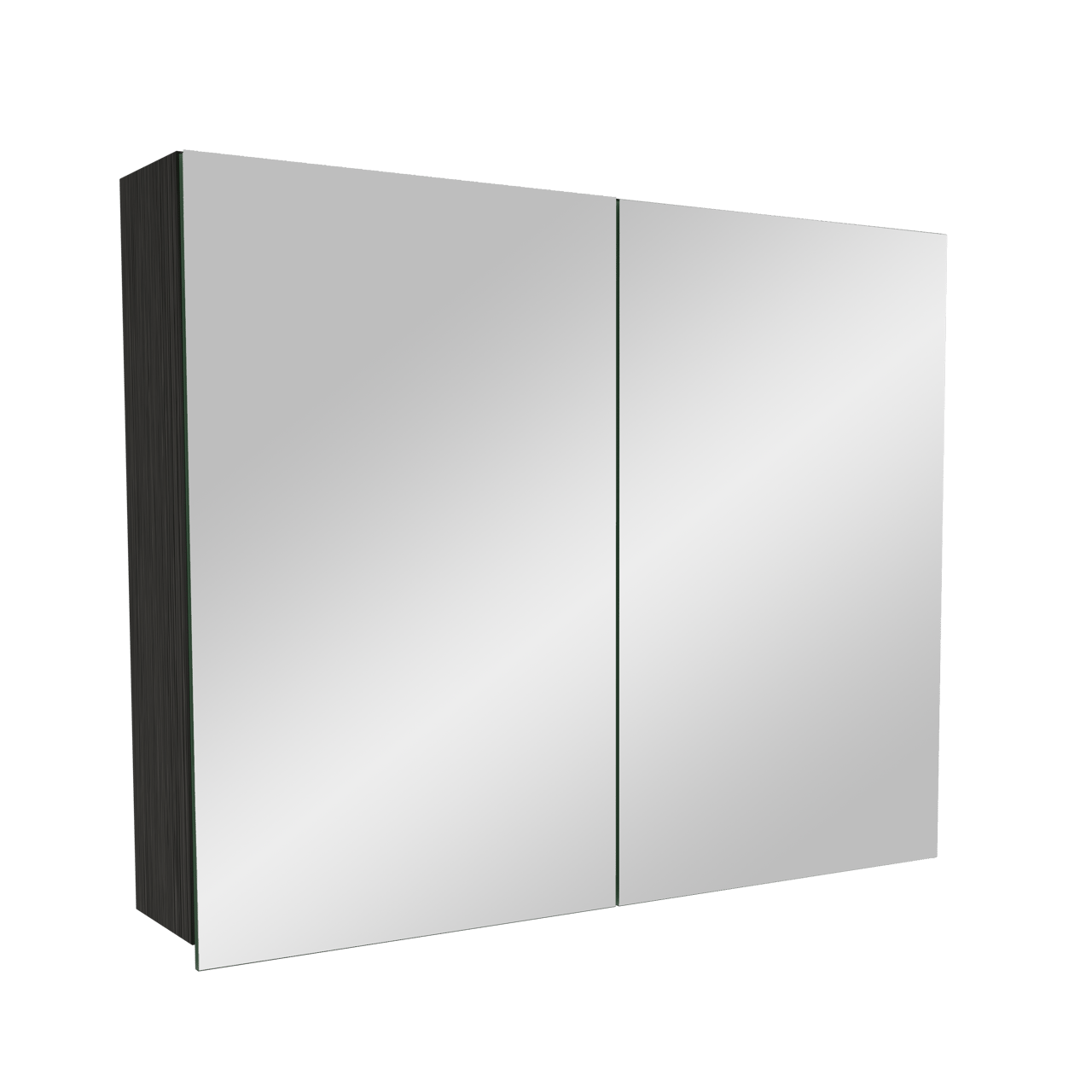 Balmani Lucida armoire de toilette 90 x 72 cm chêne noir