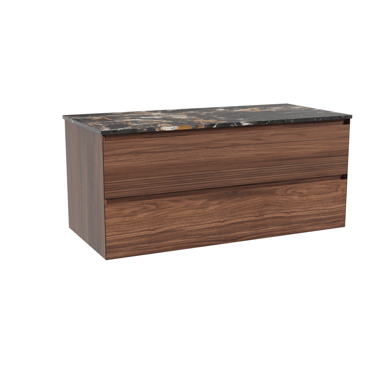 Balmani Mitra Badmöbel Set mit Stretto Waschtischplatte für Aufsatzwaschbecken