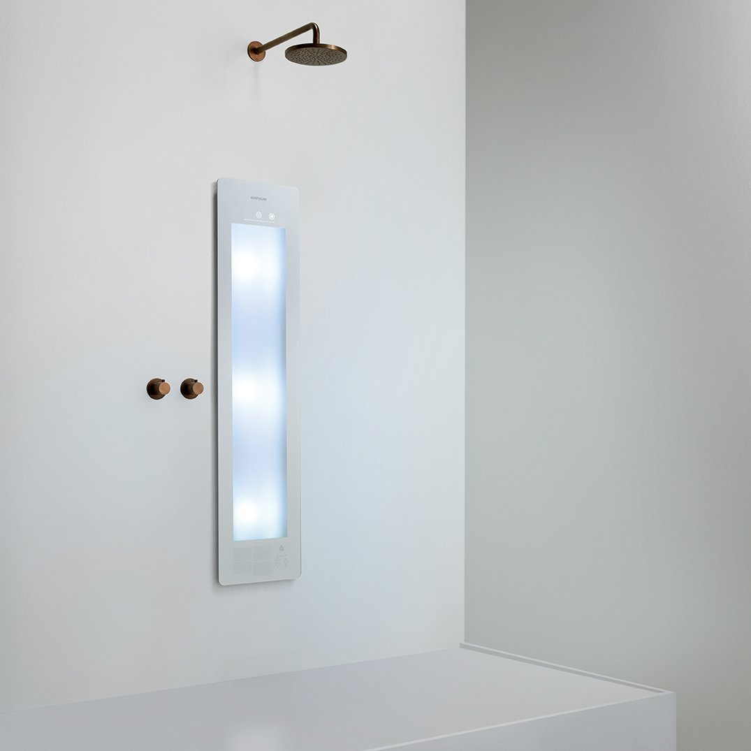 Sunshower Plus M Infrarood en UV Inbouw white