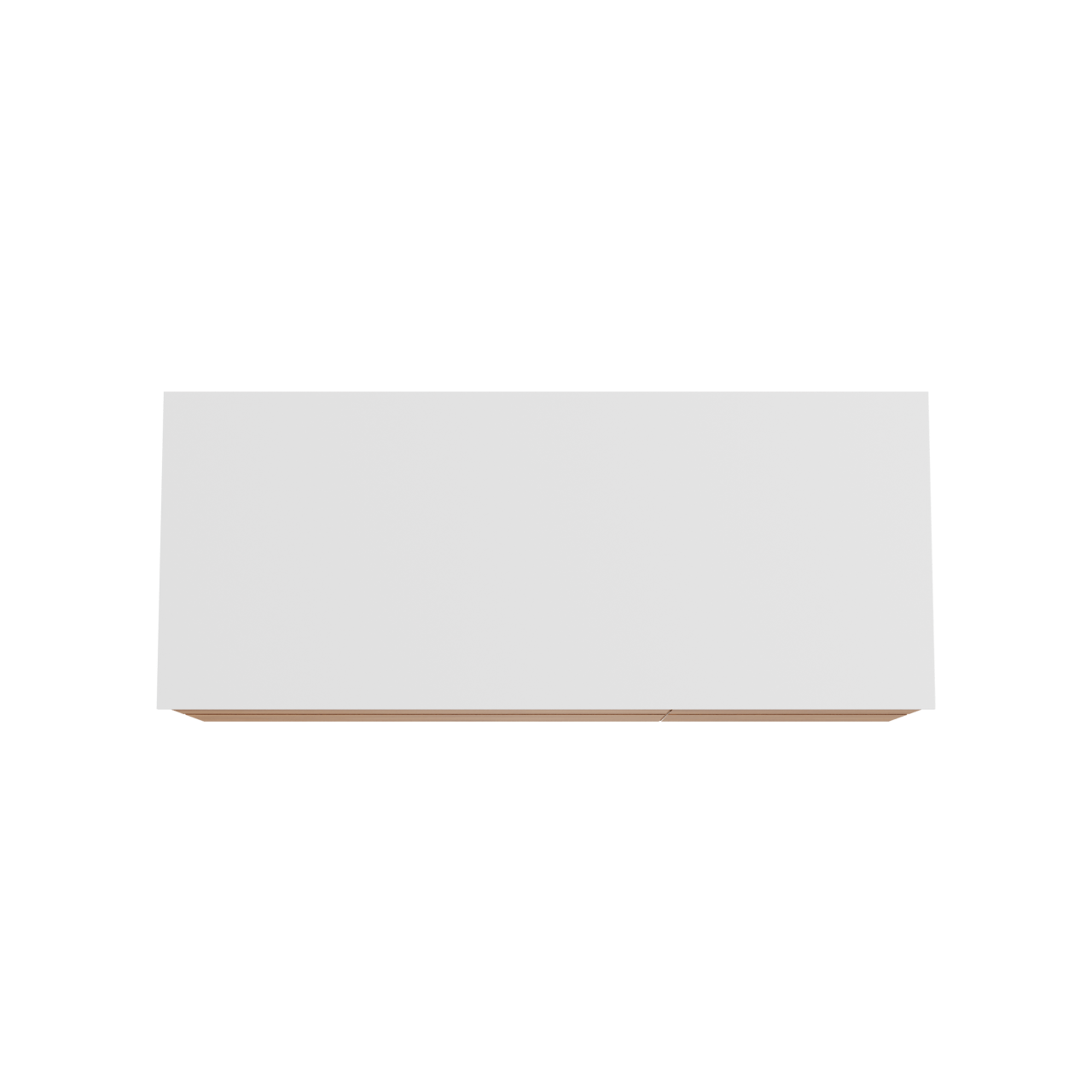 Balmani Mitra hängendes Möbelstück Set: 135 x 55 cm, Teak, mit Stretto Einzel- oder Doppel Waschtischplatte, Solid Surface Weiß matt