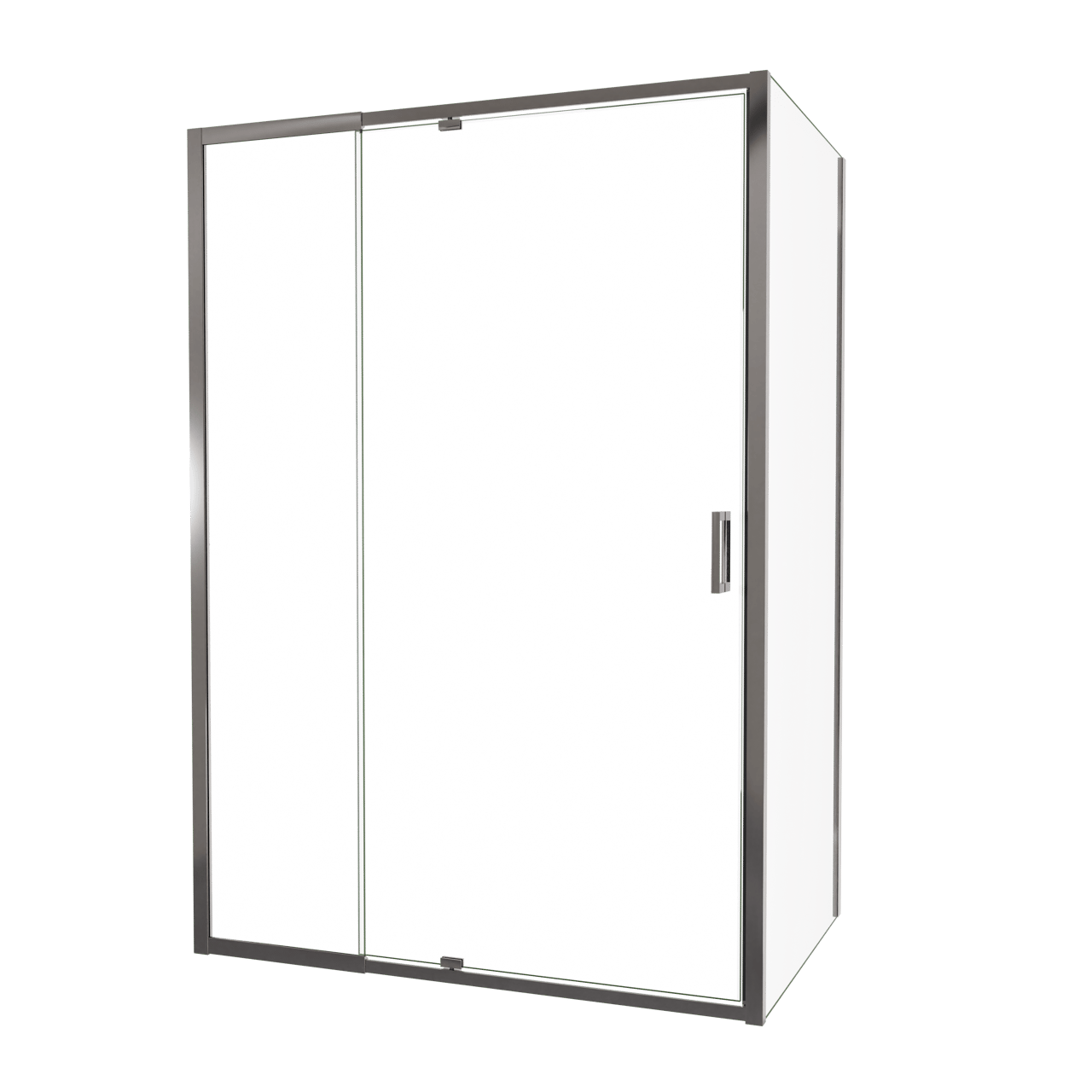 Luca Varess Vidor Telescope douche en coin avec porte pivotante