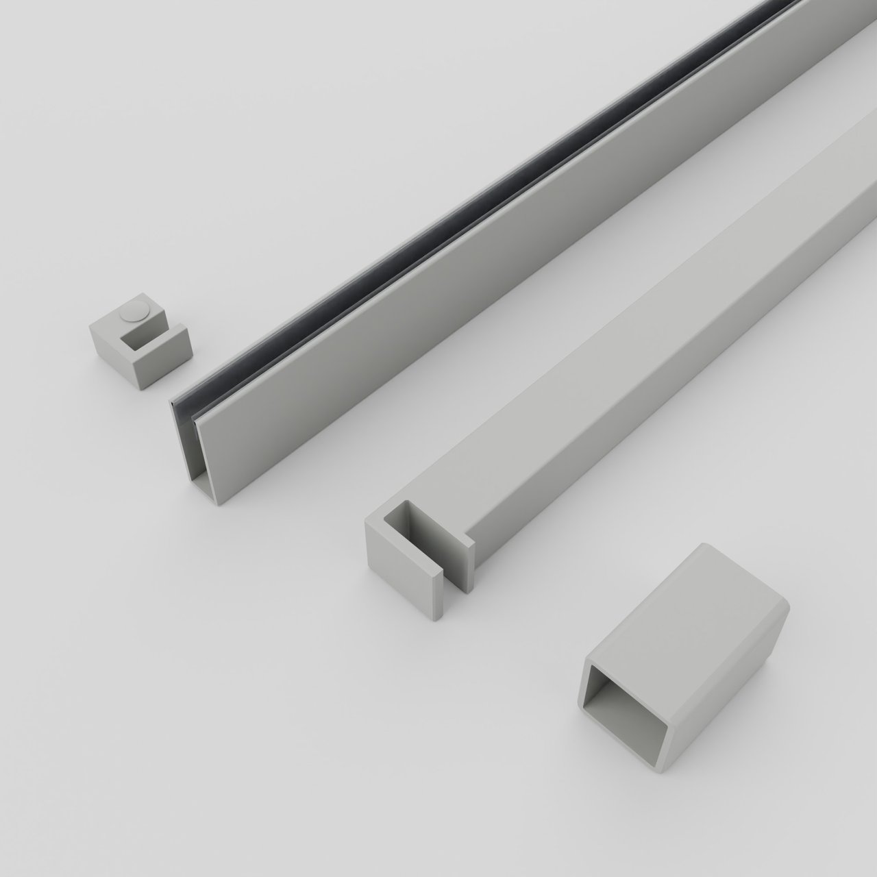 Balmani Modular Flat profielenset steengrijs