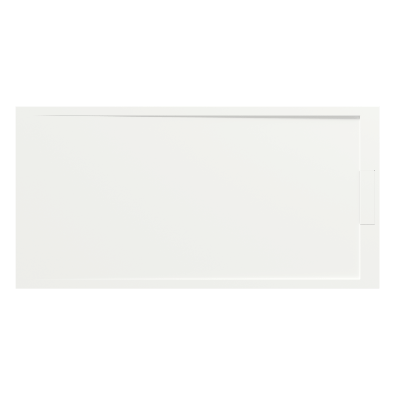 Balmani Andes douchebak 200 x 100 cm solid surface mat wit