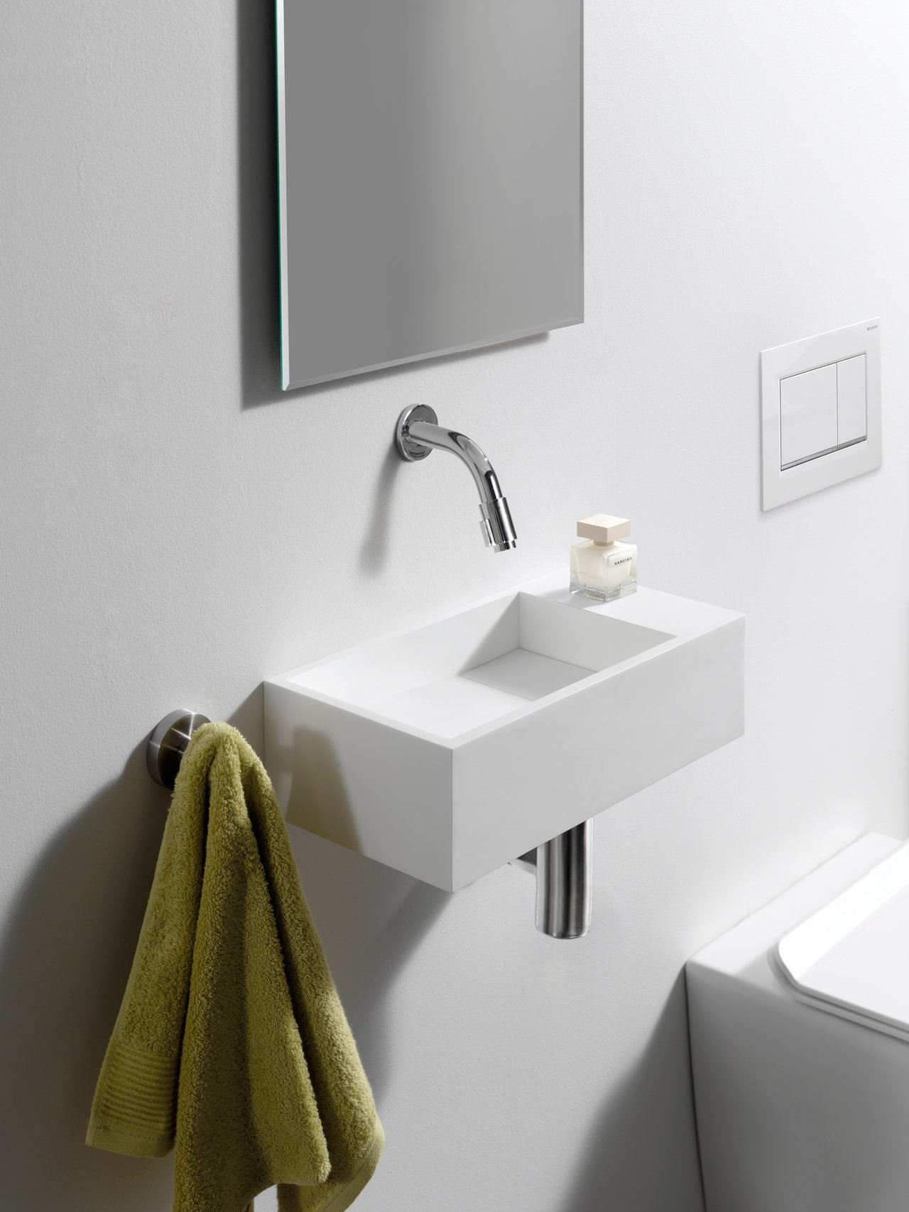 Blaufoss Ottawa robinet de lave-mains encastré Chrome Brillant