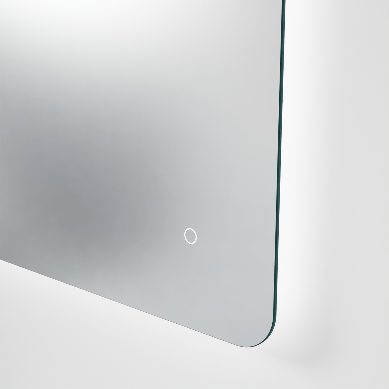 Linie Lux miroir arrondi lumineux 113 x 75 cm