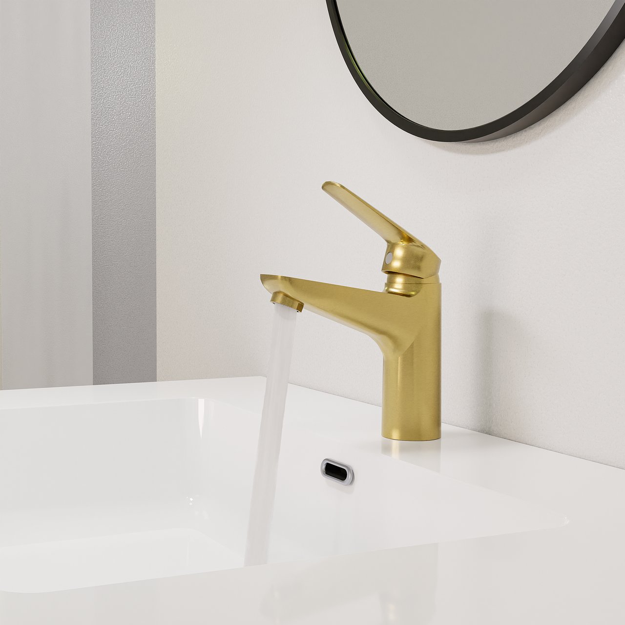 Linie Tibo robinet de lavabo Brushed Gold