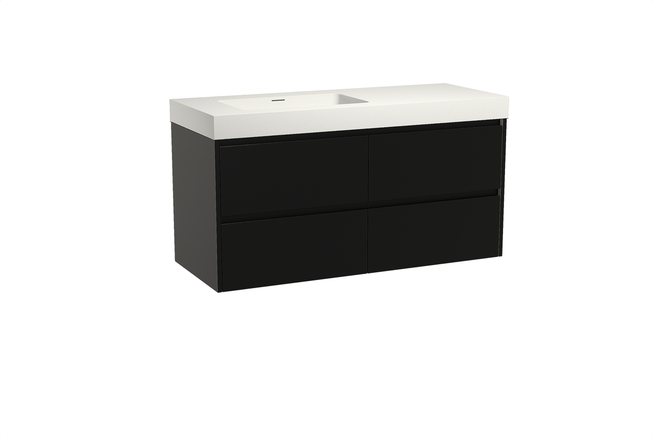 Storke Seda Badmöbel mit Mata High Waschtisch