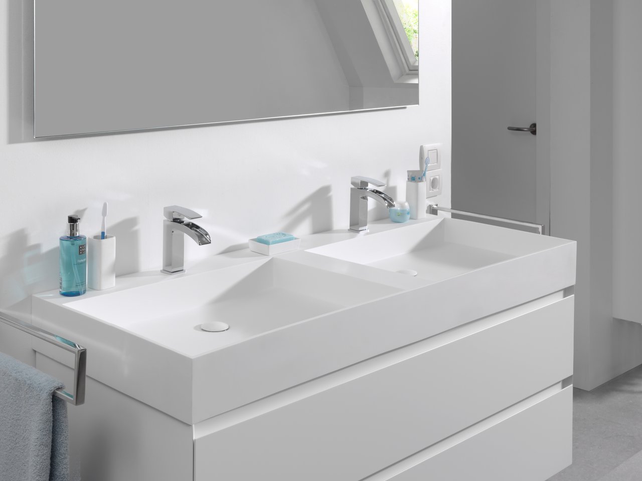 Blaufoss Rucella wastafelkraan chroom