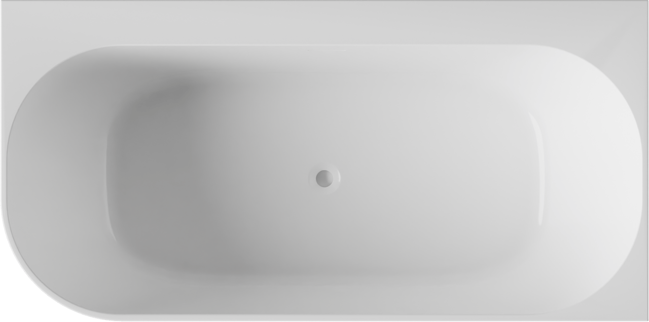 Luca Varess Laguna hoekbad rechts airmassage met LED 170 x 85 cm acryl Hoogglans Wit