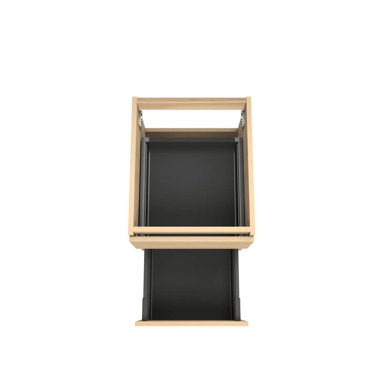 Balmani Lucida meuble sous-lavabo suspendu 45 x 55 cm chêne naturel 2 tiroirs