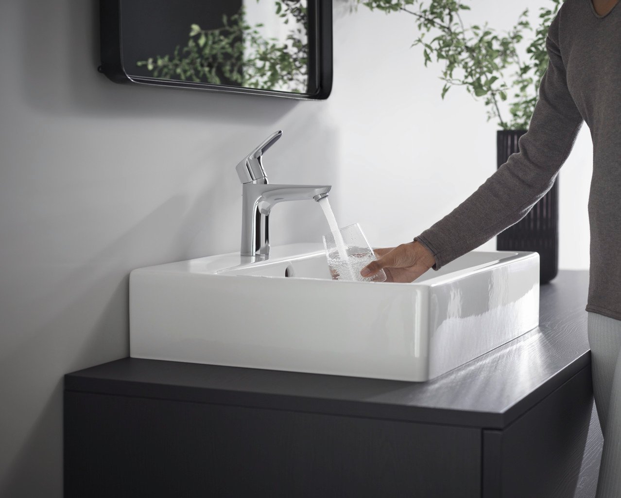 Hansgrohe Focus 100 wastafelkraan Chroom