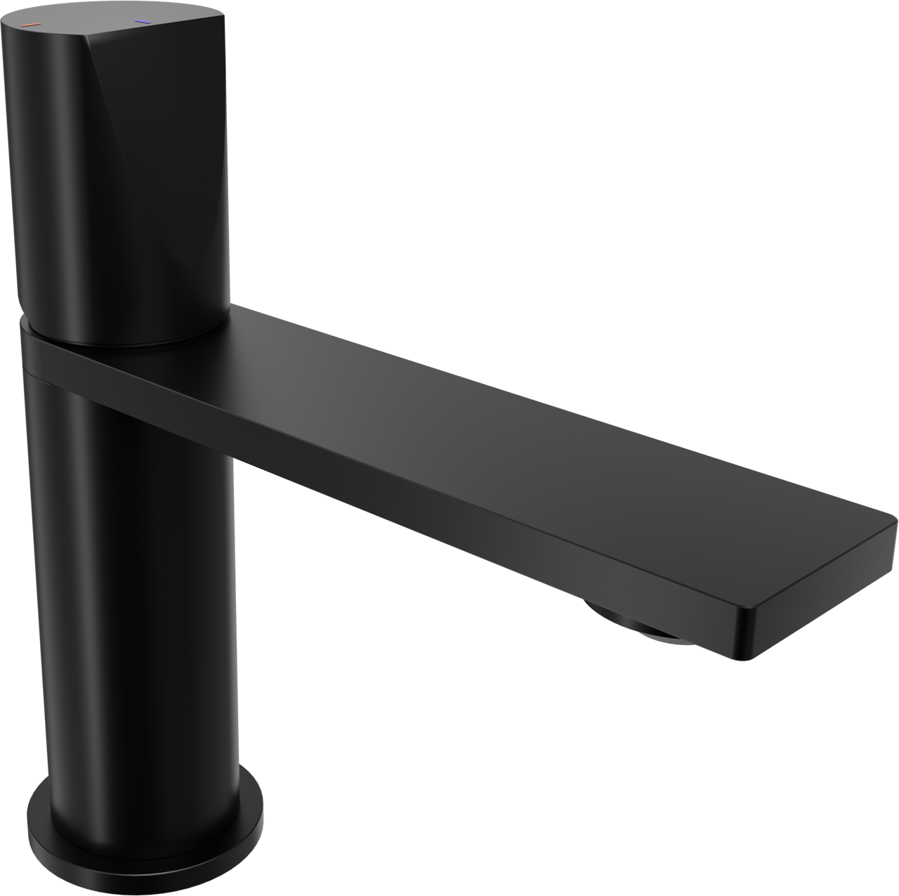 Blaufoss Eris EcoStart robinet de lavabo standard Noir Mat