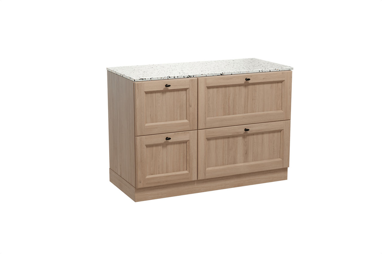 Balmani Lemon badkamermeubel met Stretto wastafelblad voor waskom(men)