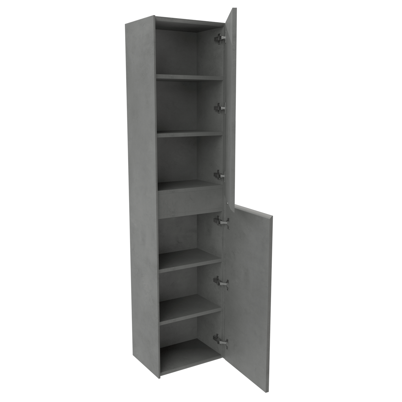 Storke Edge zwevende badkamerkast beton donkergrijs 40 x 30 x 170 cm