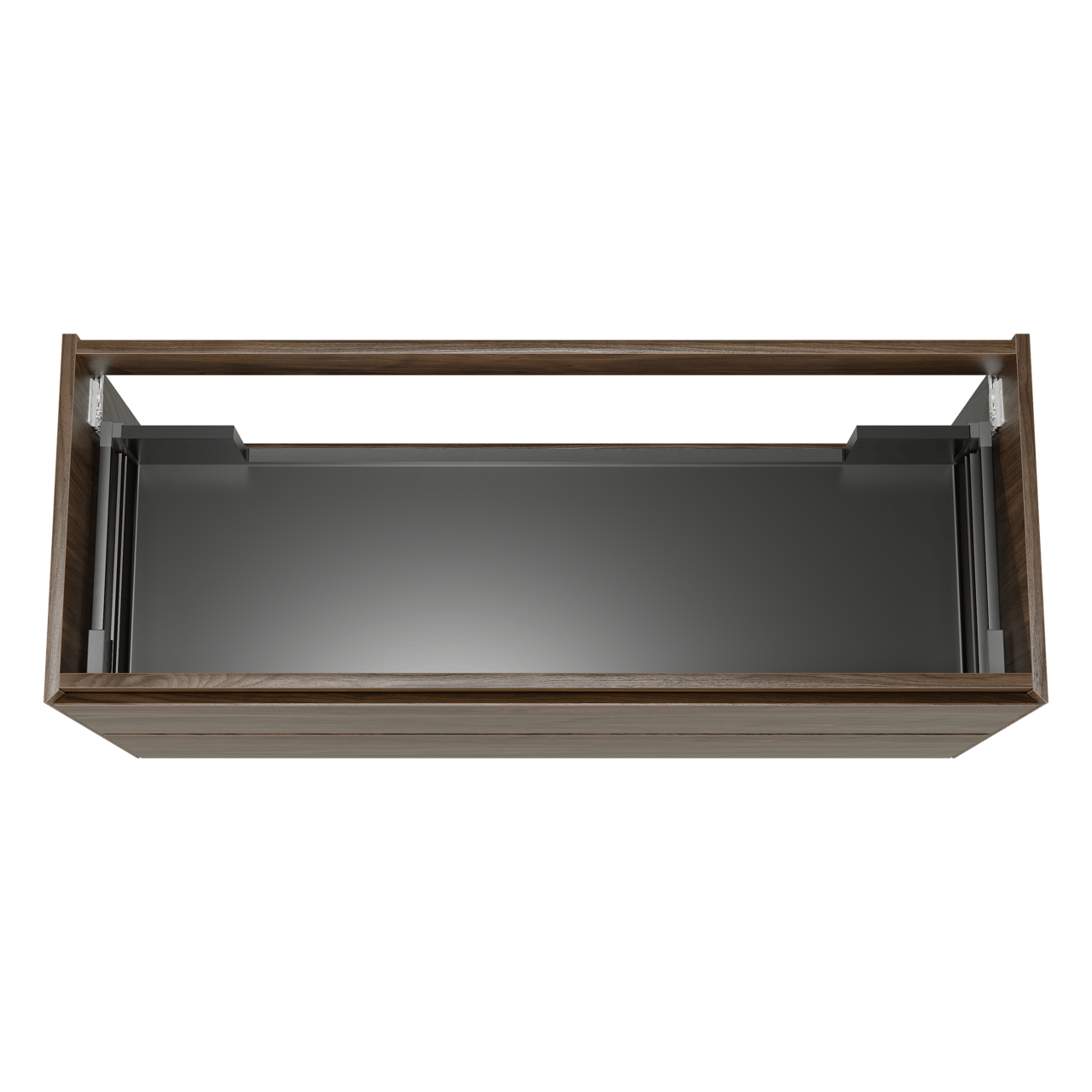 Balmani Mitra Compact meuble sous-lavabo suspendu 120 x 46 cm noyer américain 2 tiroirs