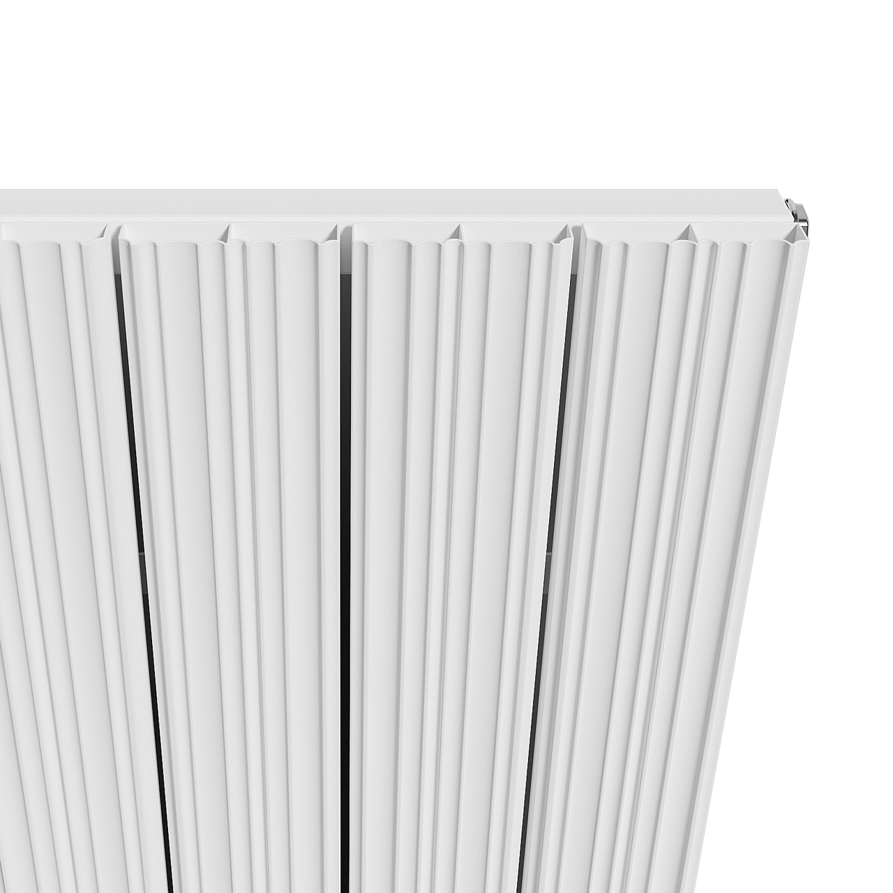 Vipera Mares Handtuchheizkörper: 37,5 x 180 cm, Zentralheizung, Weiß matt, Seiten- & Mittelanschluss, 1085W