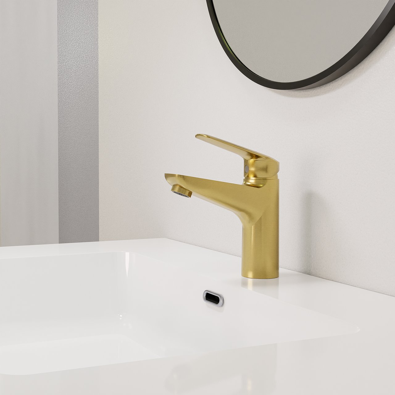 Linie Tibo robinet de lavabo Brushed Gold