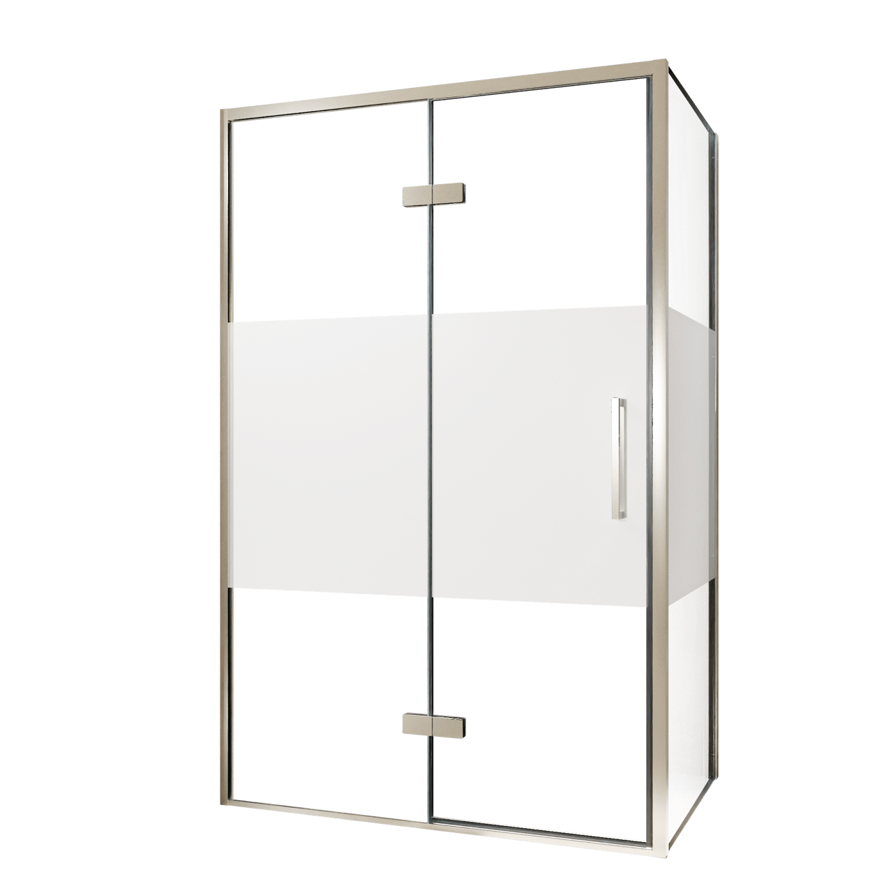 Balmani Senses Design douche d'angle avec porte pivotante