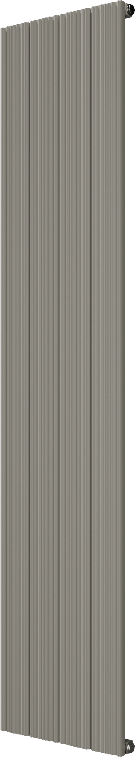 Vipera Mares sèche-serviettes simple 37,5 x 180 cm chauffage central soie grise raccordements latéral et central possibles 1085W