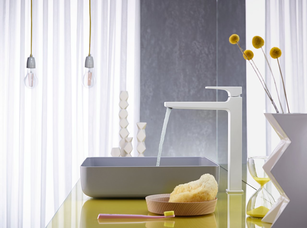 Hansgrohe Metropol 260 verhoogde wastafelkraan Matt White