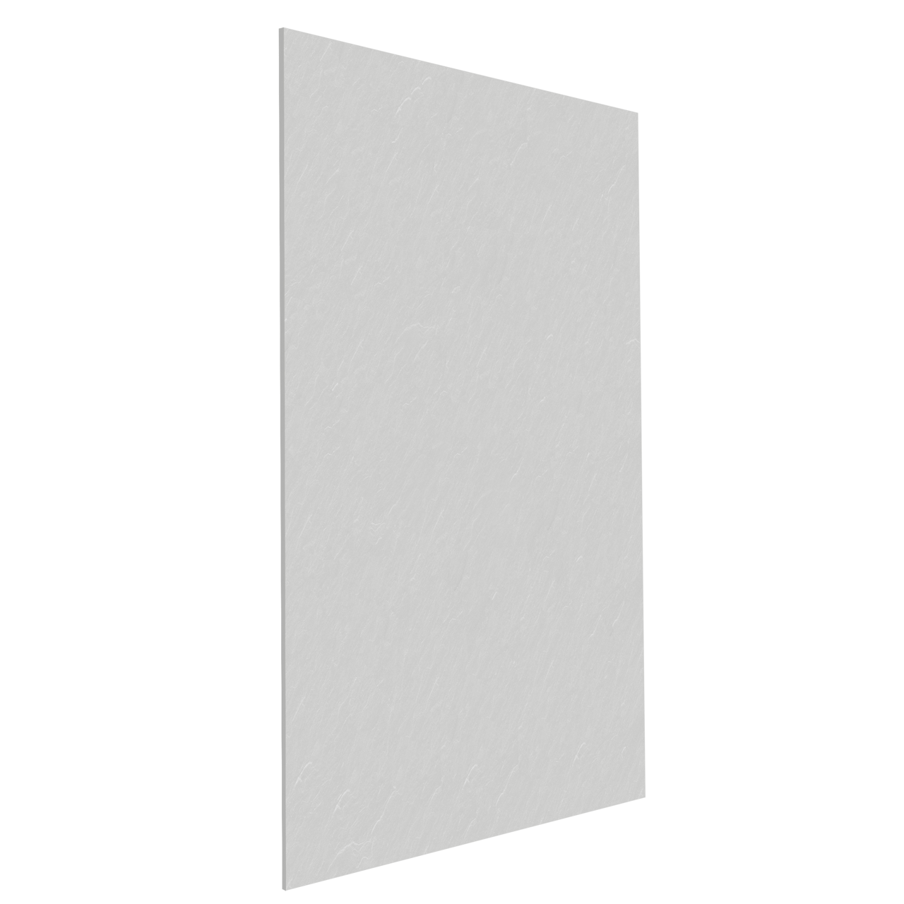 Balmani Zeno douchewandpaneel 140 x 220 cm composietmarmer lichtgrijs leisteenstructuur