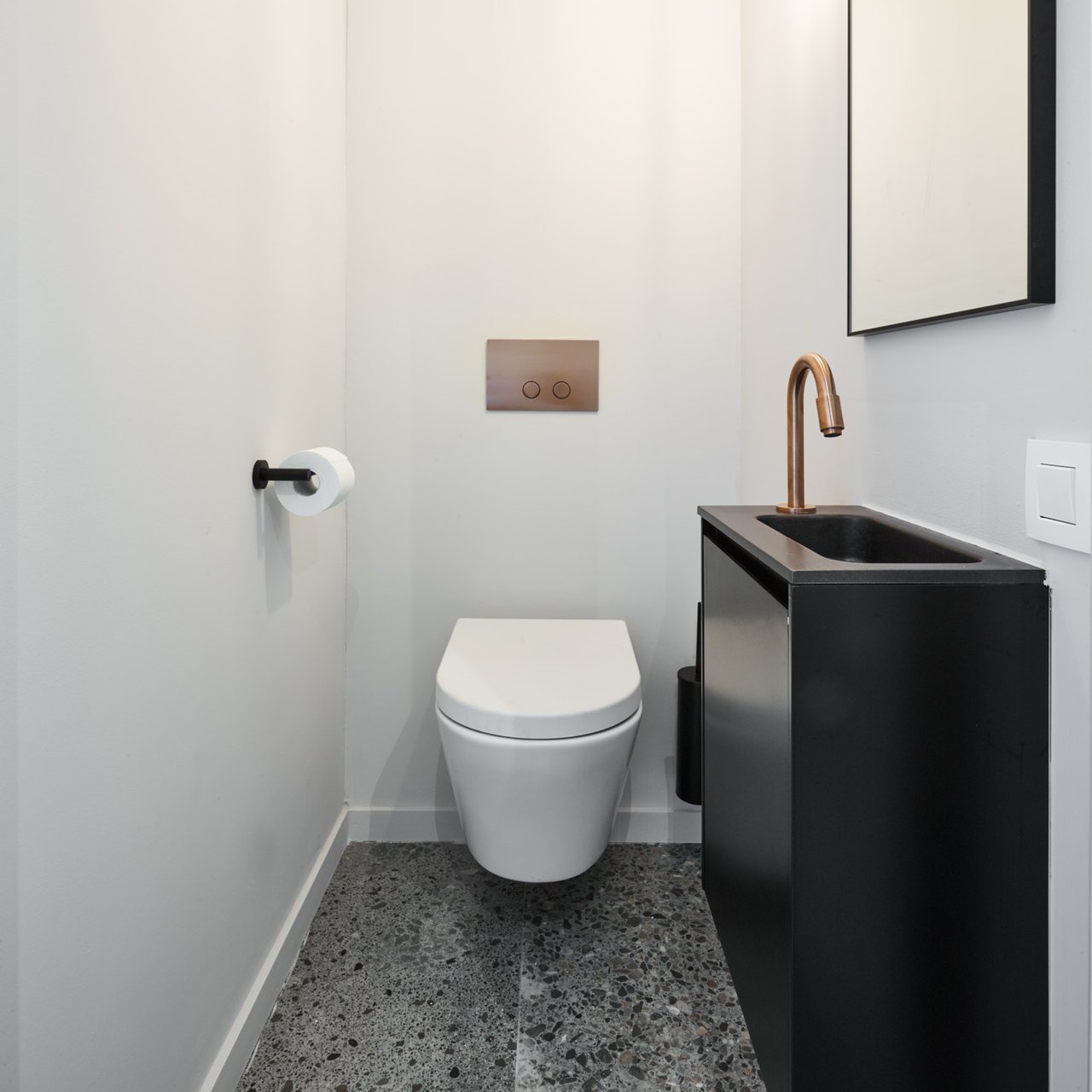 Perola Betätigungsplatte: Brushed Rosegold, für UP320 oder UP720 Spülkasten