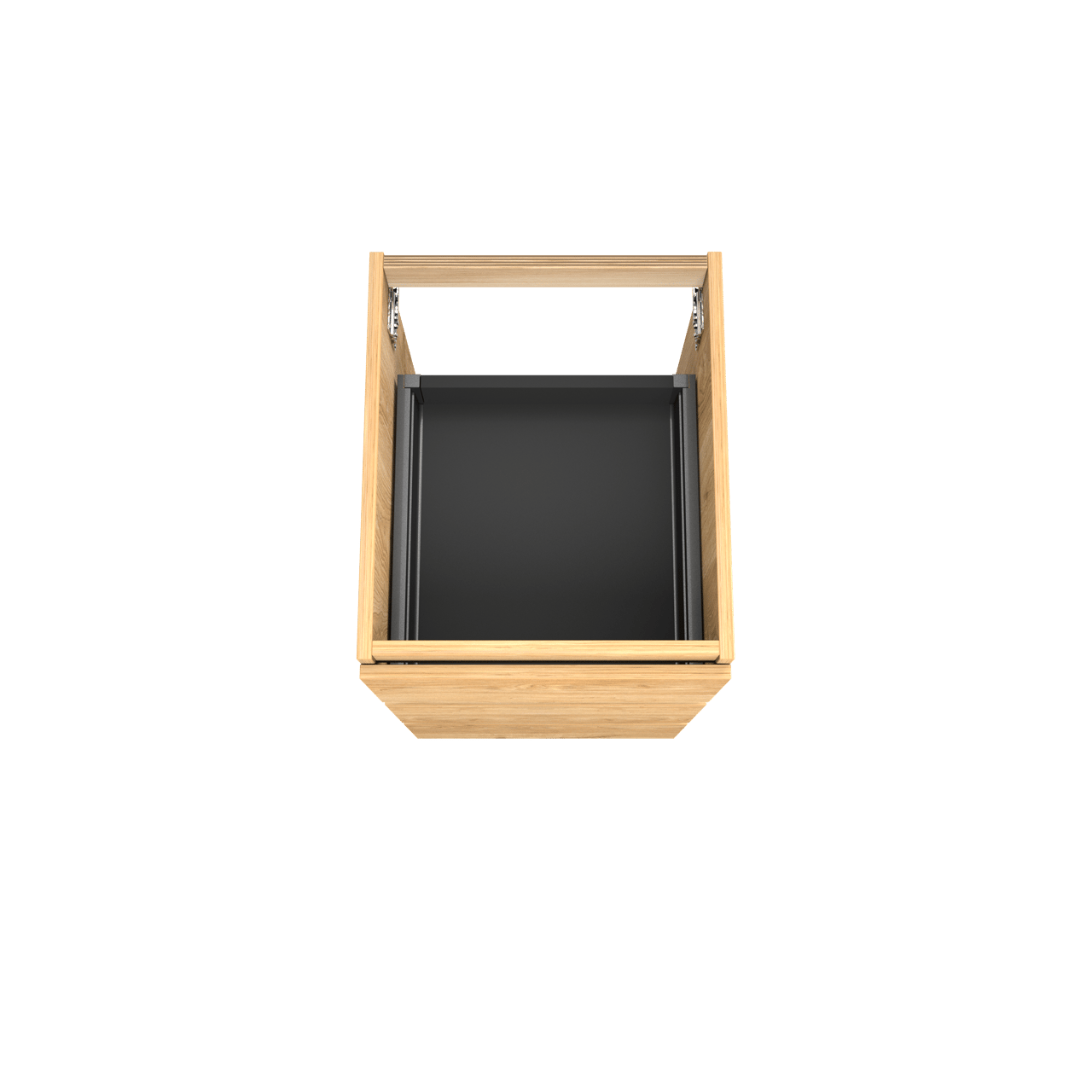 Balmani Lucida stehender Waschbeckenunterschrank: 45 x 55 cm, Eiche rustikal, 3 Schubladen