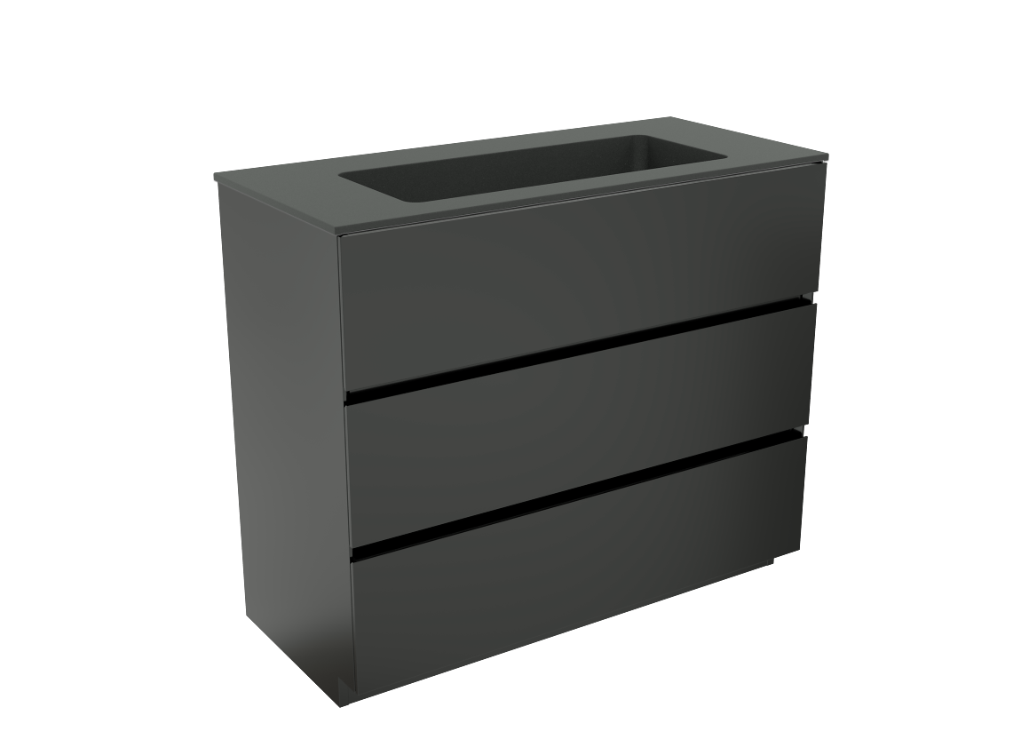 Storke Edge badkamermeubel met Scuro Wastafel