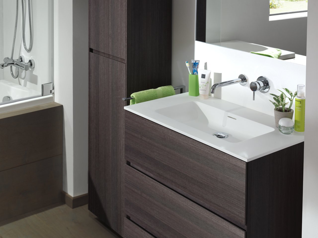 Storke Mata vasque simple Solid Surface mat 80 x 46 cm