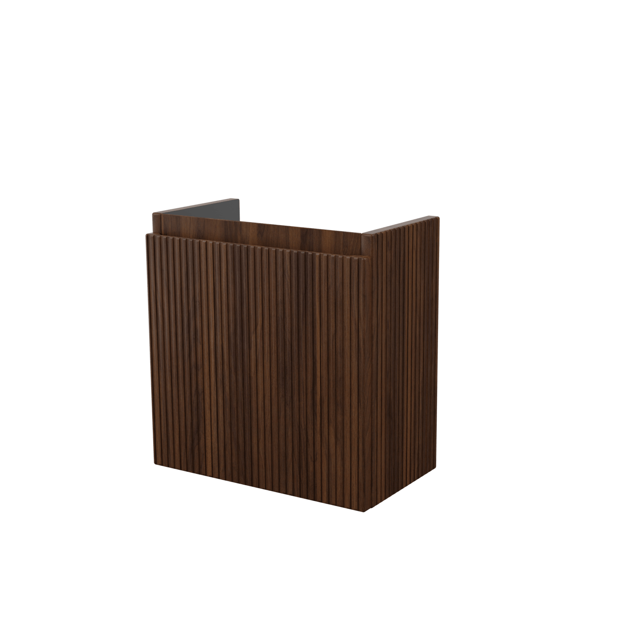 Storke Ribs Toilettenschrank hängend 40 x 22 cm nussbaum