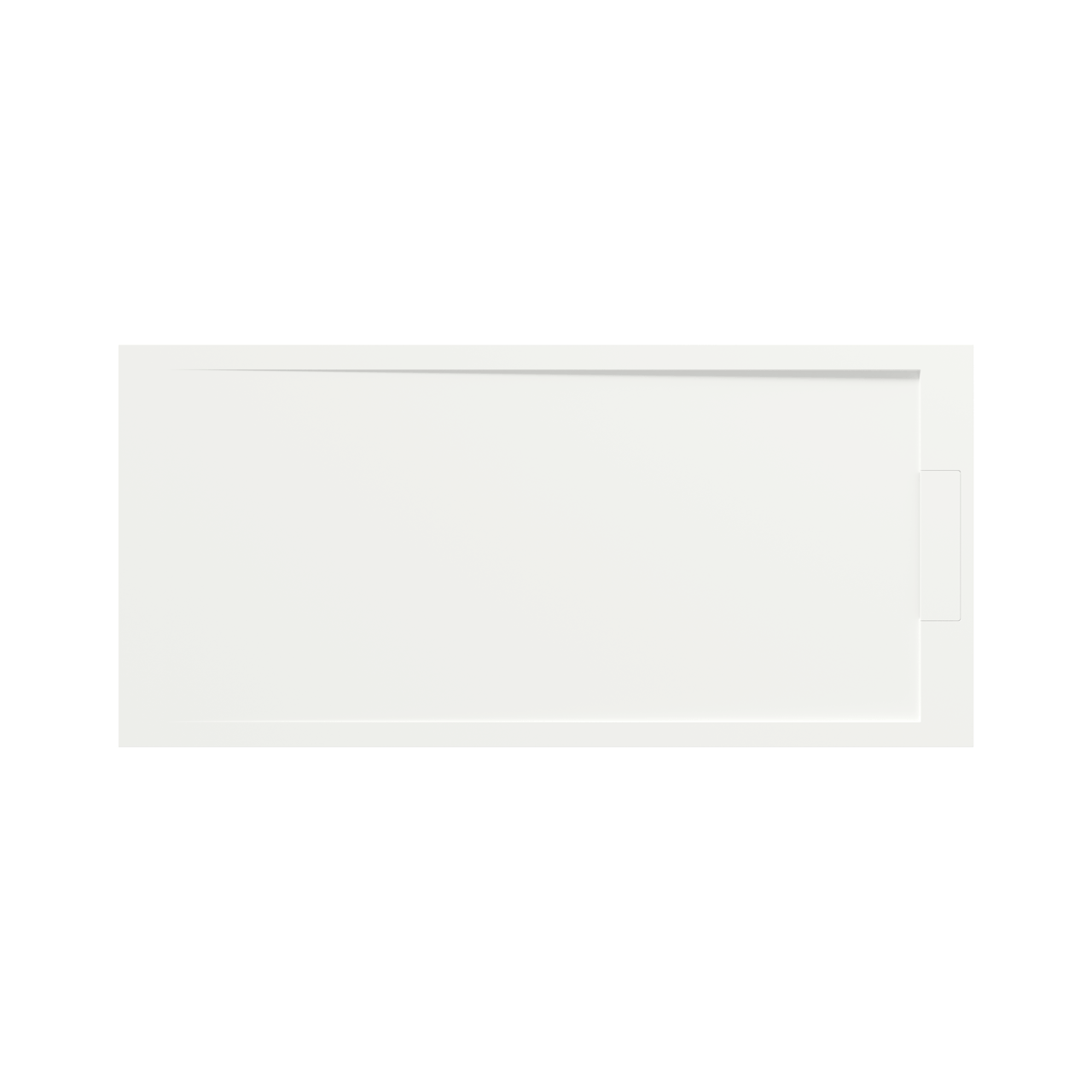 Balmani Andes receveur de douche 170 x 80 cm solid surface blanc mat