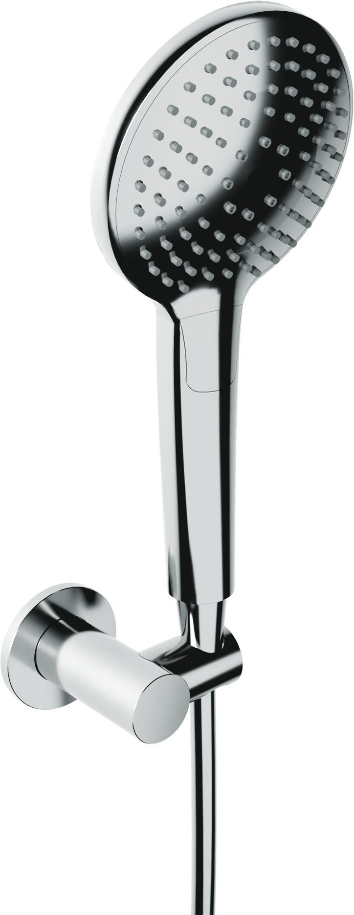 Blaufoss Round handdoucheset 3 functies chroom