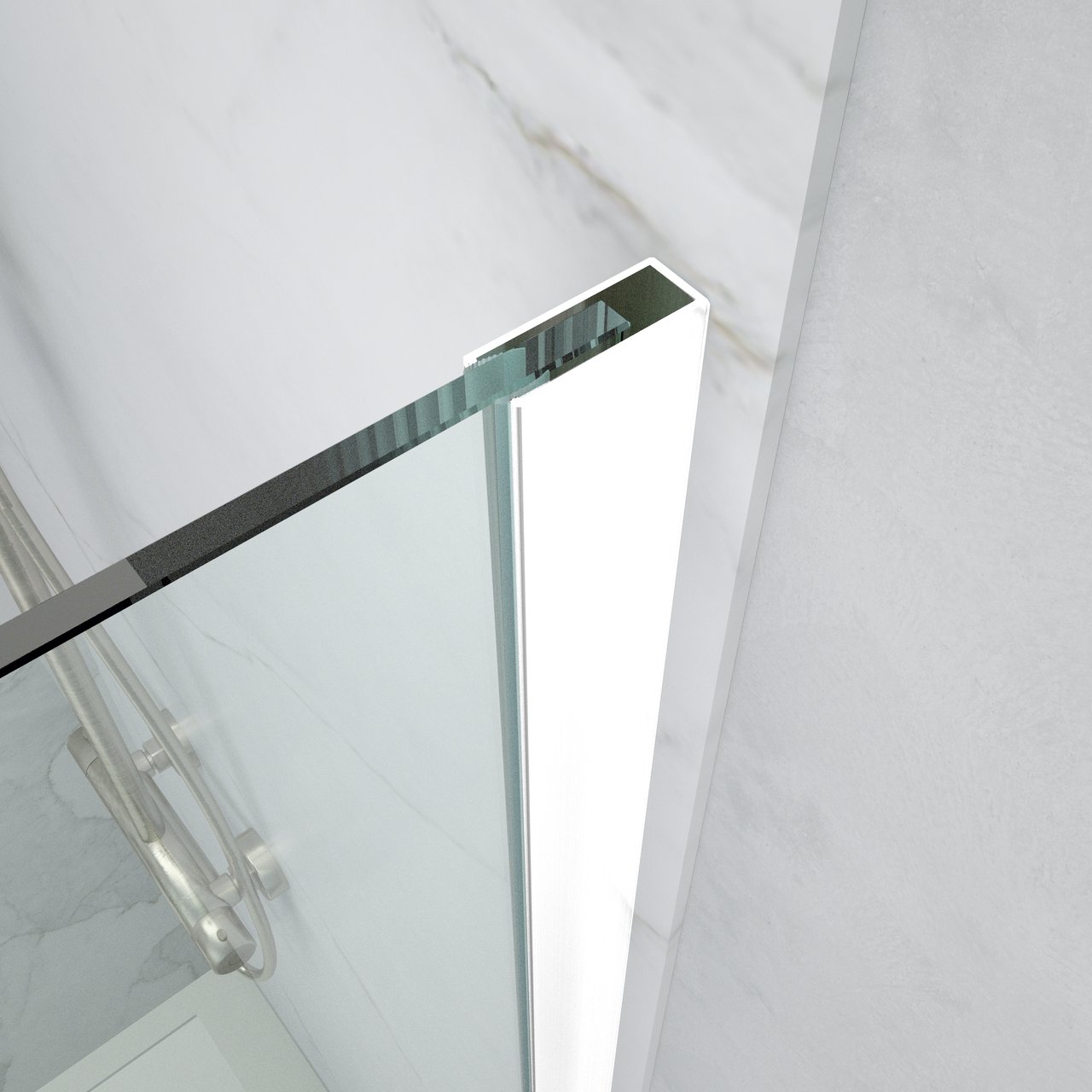 Balmani Modular Wandprofil, 4 x 200 cm, weiß matt