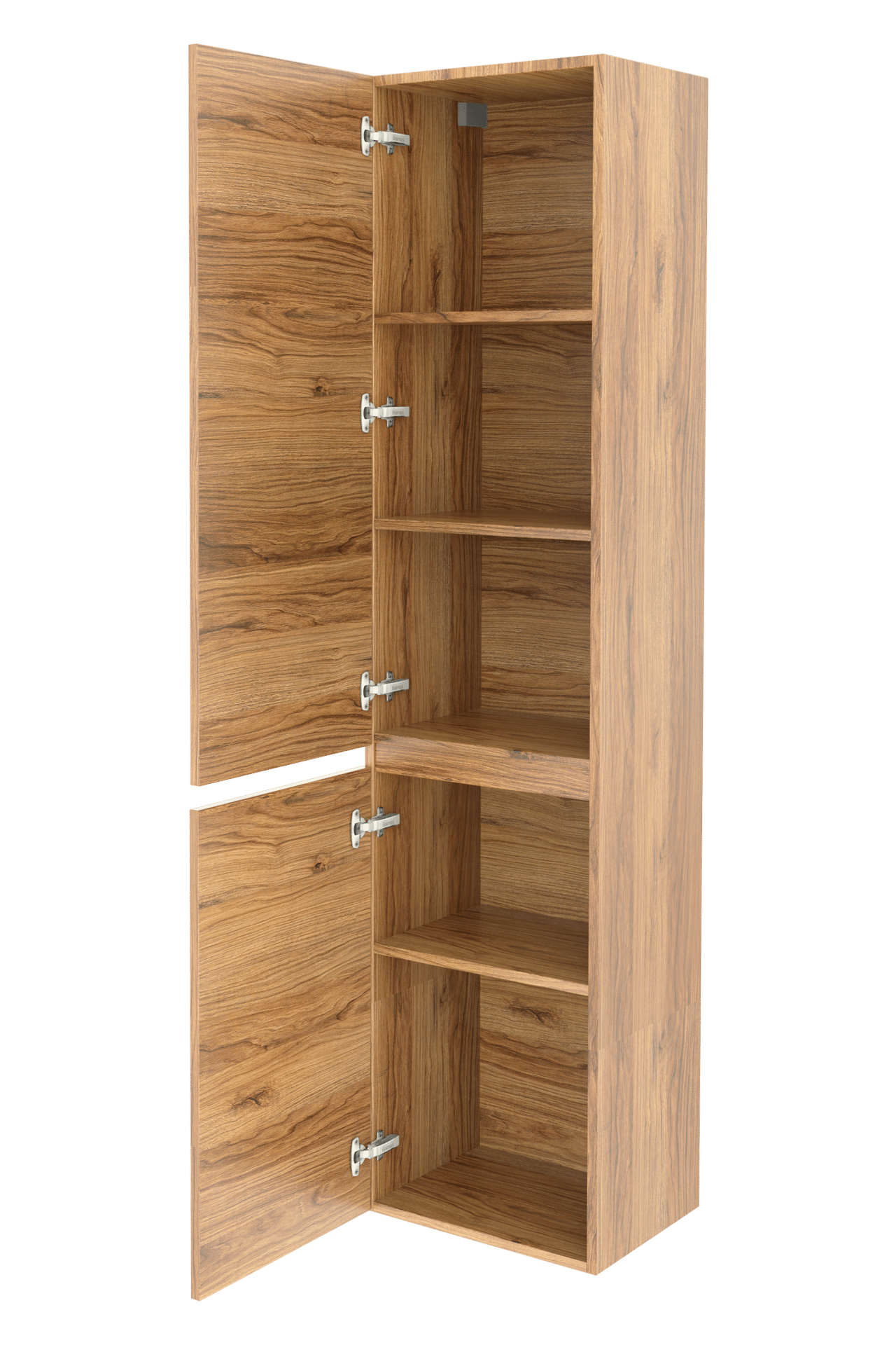 Balmani Lucida staande badkamerkast links teak 45 x 35 x 195 cm