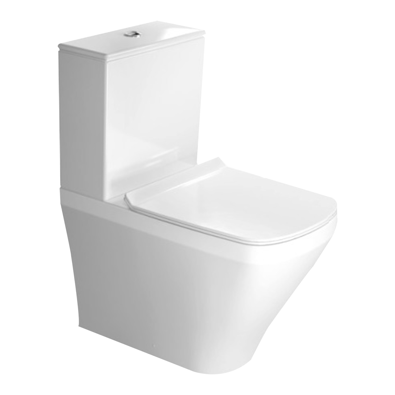 Duravit Durastyle WC Sitz: Weiß Glänzend, mit Absenkautomatik, für Durastyle WC