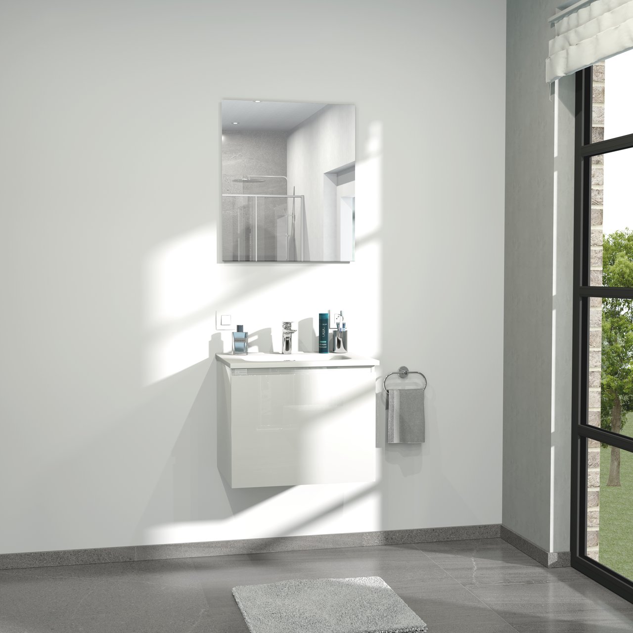 Linie Vivor miroir rectangulaire 60 x 70 cm