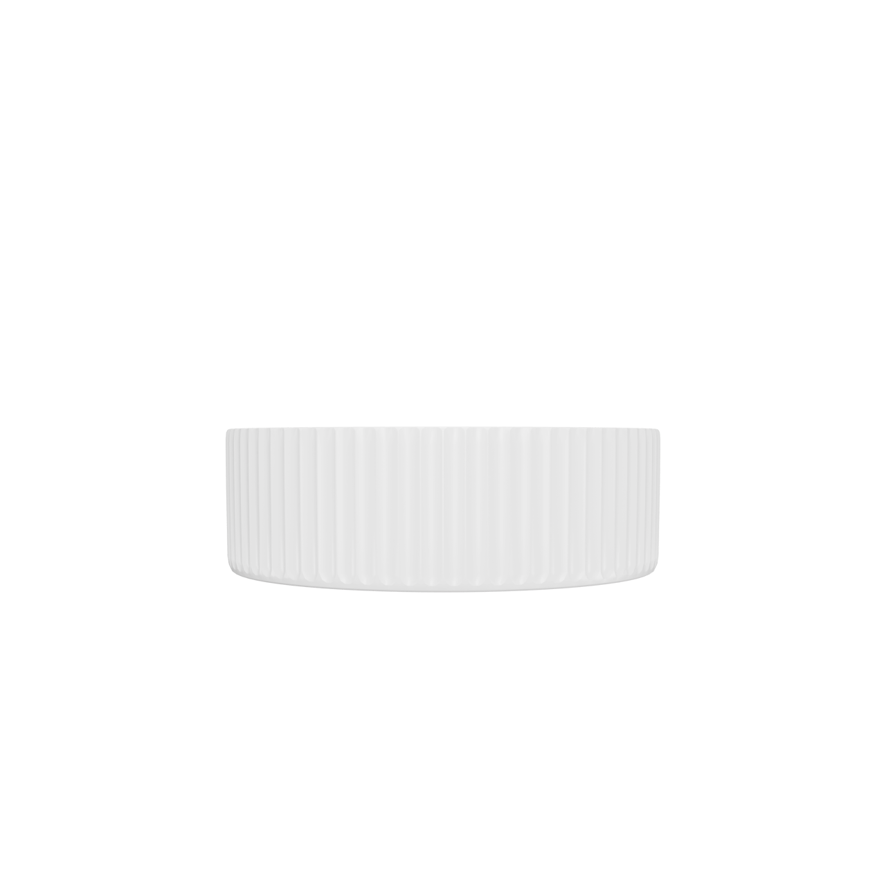 Luca Varess Verona vasque à poser porcelaine blanc mat rond Ø 36 cm