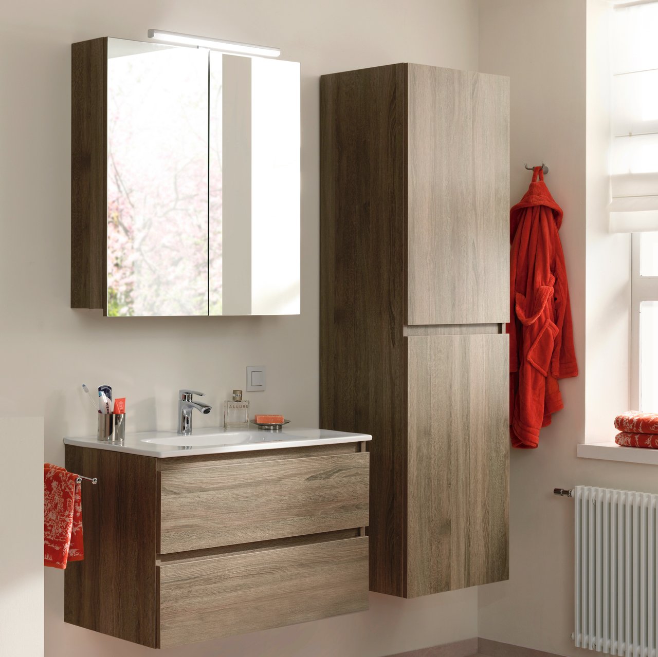 Linie Olympus LED luminaire 49 cm chrome