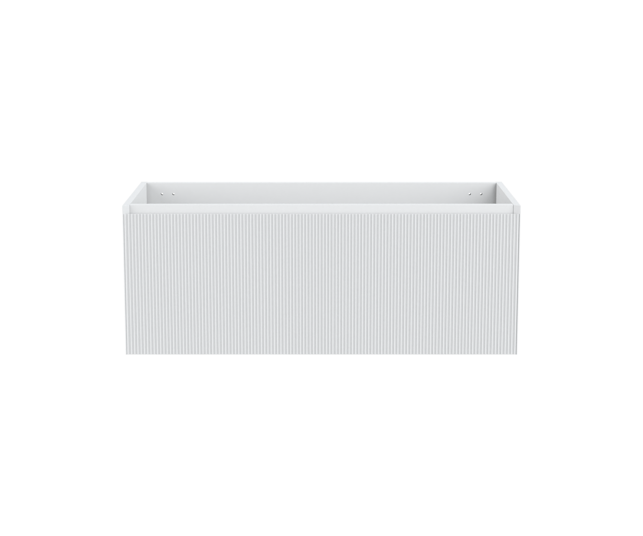 Balmani Fila meuble sous-lavabo suspendu 120 x 55 cm blanc mat 2 tiroirs