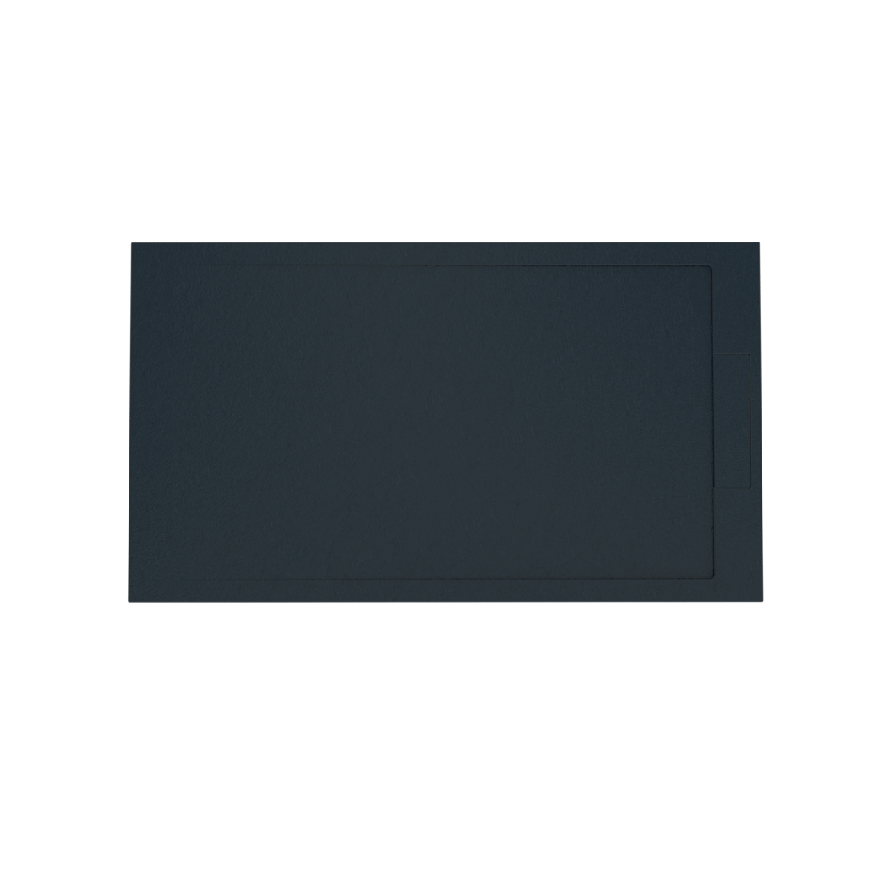 Balmani Indus receveur de douche 140 x 80 cm marbre composite gris graphite structure en ardoise