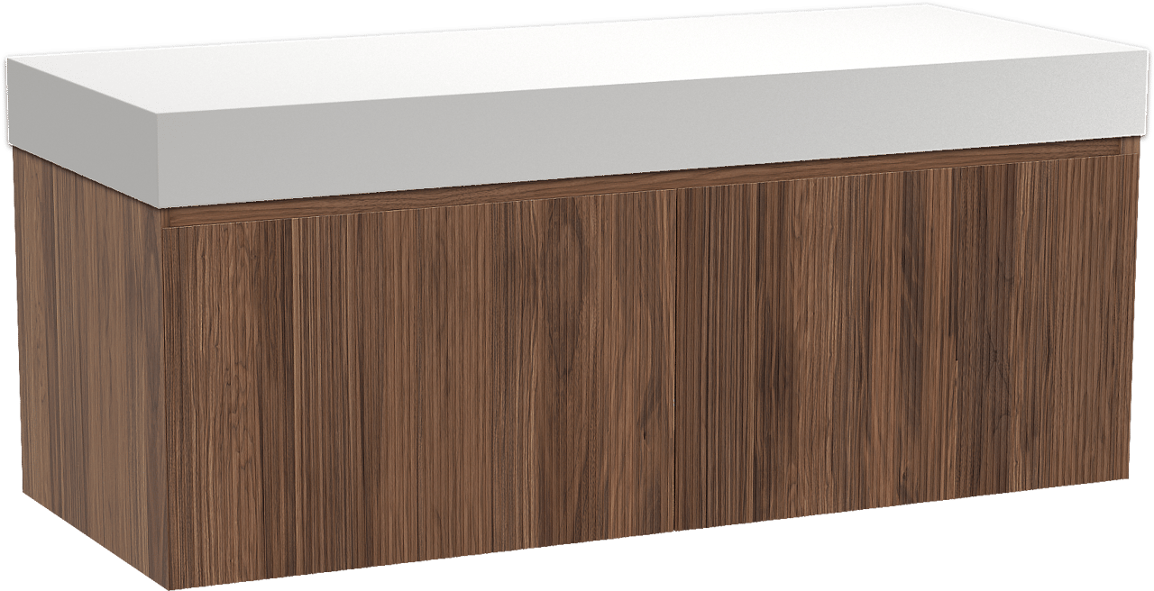 Balmani Fila meuble salle de bains avec tablette pour vasques Dominus