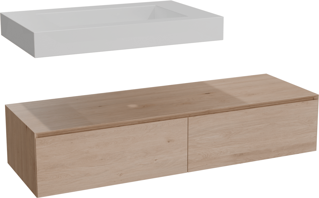 Balmani Mitra Elements meuble salle de bains avec lavabo Modus