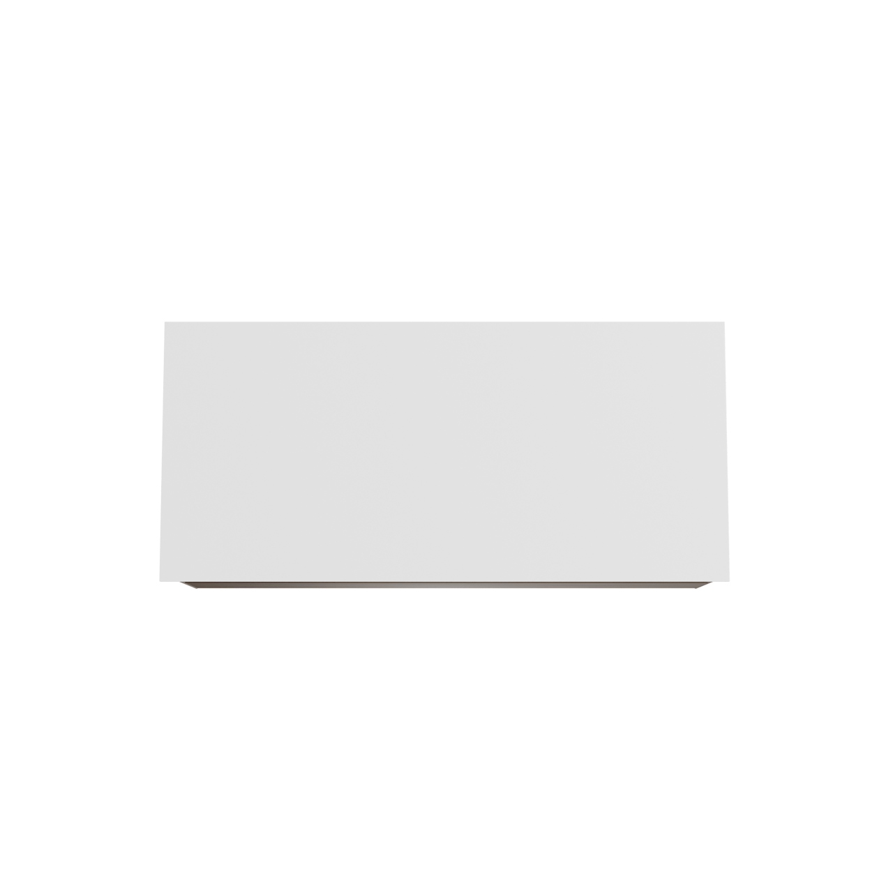 Balmani Mitra hängendes Möbelstück Set: 120 x 55 cm, Amerikanischer Nussbaum, mit Stretto Einzel- oder Doppel Waschtischplatte, Solid Surface Weiß matt