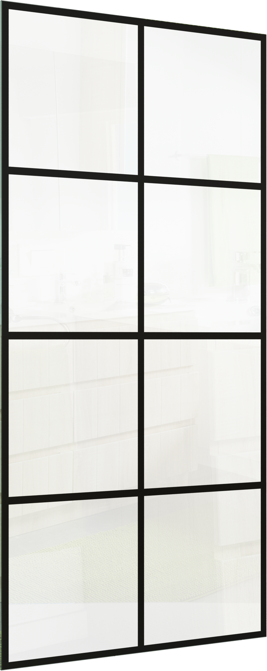 Linie Walk-In douchewand Square 96 x 200 cm