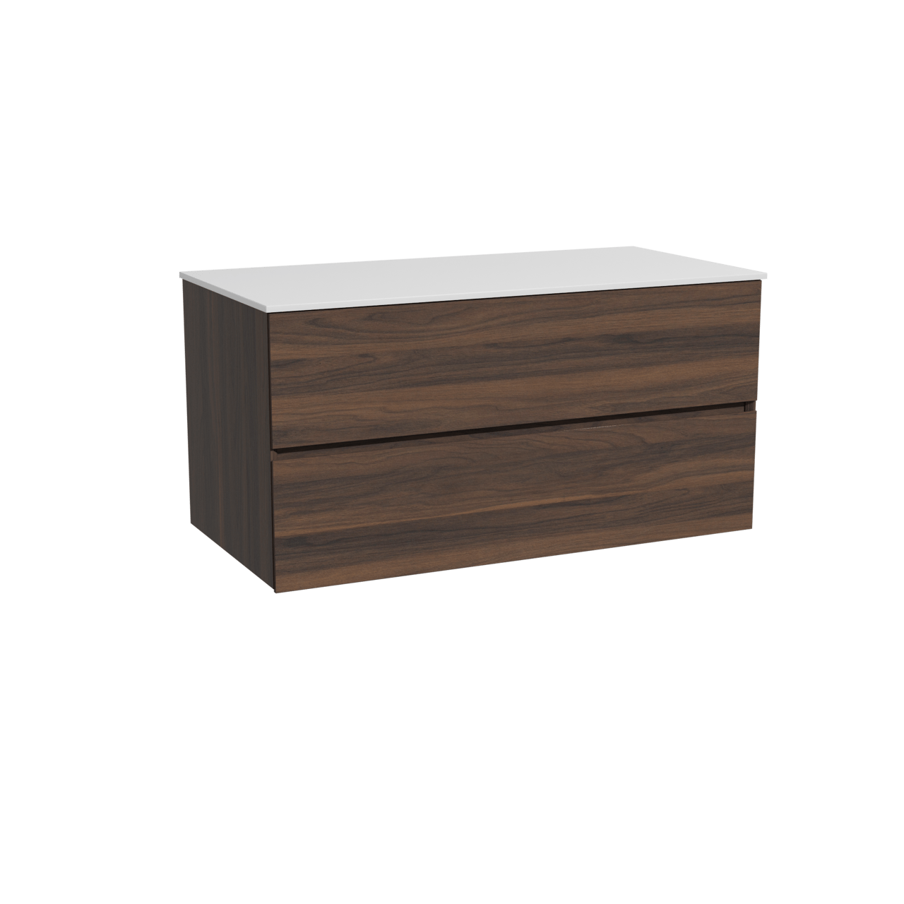 Storke Edge badkamermeubel met Tavola wastafelblad voor waskom(men)